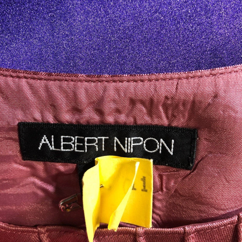 Albert Nipon Mauve Skirt Set - image 7